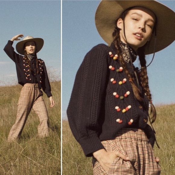 THE GREAT. | NWT The Frond Cardigan - Large - Picture 1 of 10
